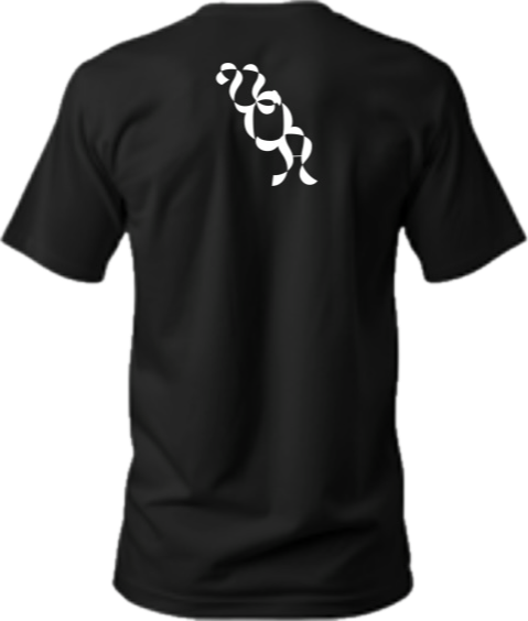 Classic Black Premium Front Logo Tee - Image 2
