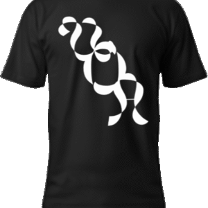 Classic Black Premium Front Logo Tee