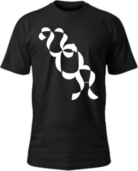 Classic Black Premium Front Logo Tee